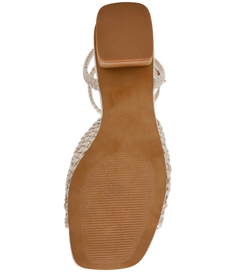 Steve Madden Jessie Woven Ankle Strap Dress Sandals