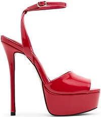 Steve Madden Jezzica Patent Platform Stiletto Dress Sandals