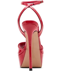Steve Madden Jezzica Patent Platform Stiletto Dress Sandals