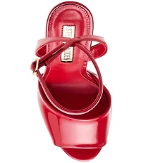 Steve Madden Jezzica Patent Platform Stiletto Dress Sandals