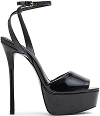 Steve Madden Jezzica Patent Platform Stiletto Dress Sandals