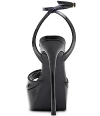 Steve Madden Jezzica Patent Platform Stiletto Dress Sandals