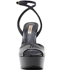 Steve Madden Jezzica Patent Platform Stiletto Dress Sandals