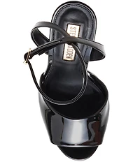 Steve Madden Jezzica Patent Platform Stiletto Dress Sandals