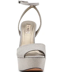 Steve Madden Jezzica Shimmer Platform Stiletto Dress Sandals