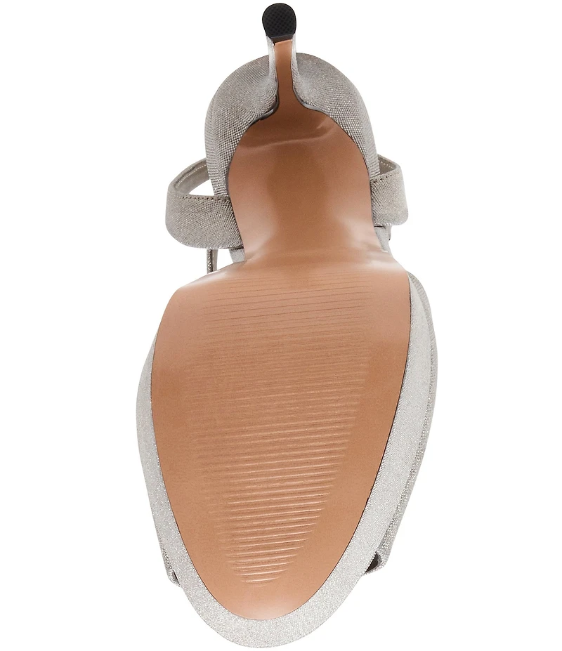 Steve Madden Jezzica Shimmer Platform Stiletto Dress Sandals