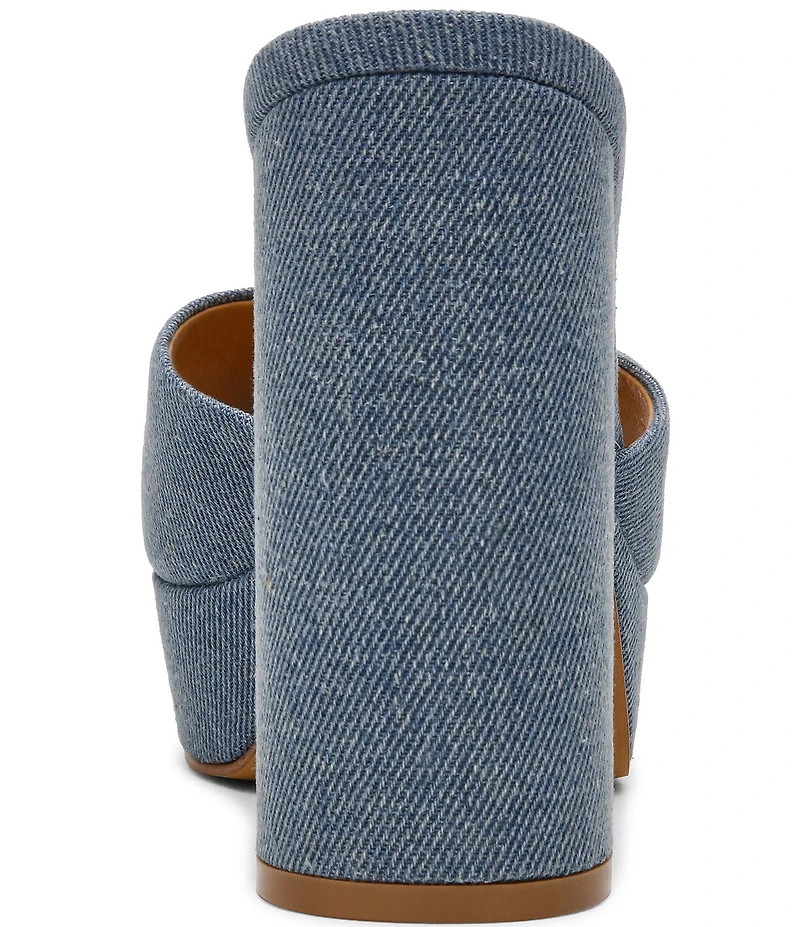 Steve Madden Joel Denim Platform Dress Sandals