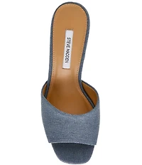 Steve Madden Joel Denim Platform Dress Sandals