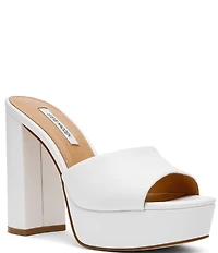 Steve Madden Joel Leather Platform Dress Sandals