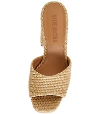 Steve Madden Joel Raffia Platform Dress Sandals