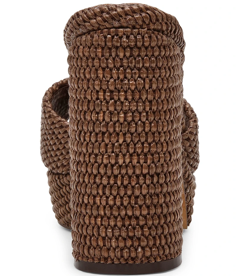 Steve Madden Joel Raffia Platform Dress Sandals