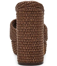 Steve Madden Joel Raffia Platform Dress Sandals