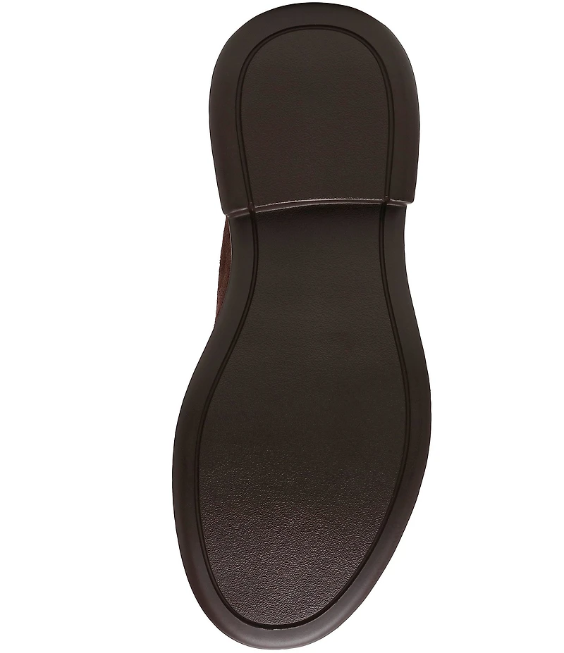 Steve Madden Jones Front-Zip Suede Platform Booties