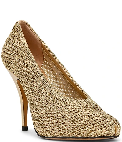 Steve Madden Juliette Woven Split Toe Pumps