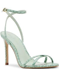 Steve Madden Jypsey Croco Strappy Dress Sandals