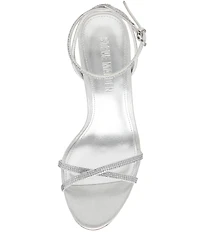 Steve Madden Jypsey Rhinestone Strappy Stiletto Dress Sandals