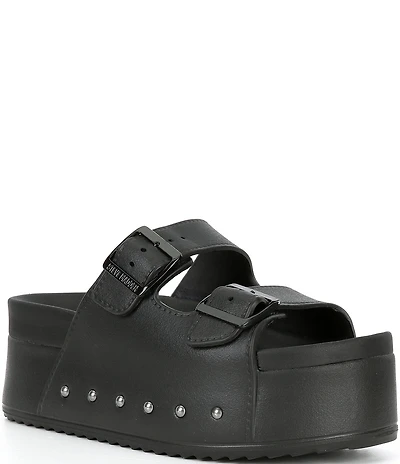 Steve Madden Kali-J Studded Platform Slide Sandals