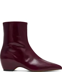 Steve Madden Karlson Leather Pointed Toe Ankle Booties