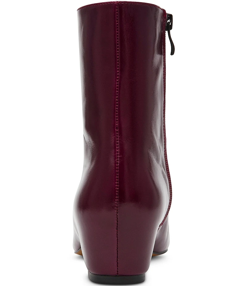 Steve Madden Karlson Leather Pointed Toe Ankle Booties