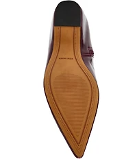 Steve Madden Karlson Leather Pointed Toe Ankle Booties