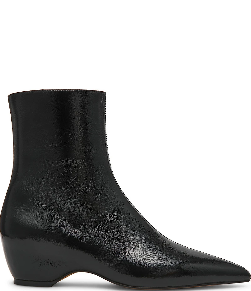 Steve Madden Karlson Leather Pointed Toe Ankle Booties