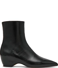Steve Madden Karlson Leather Pointed Toe Ankle Booties