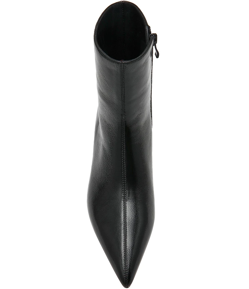 Steve Madden Karlson Leather Pointed Toe Ankle Booties