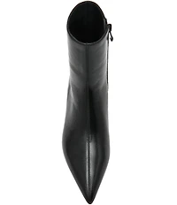 Steve Madden Karlson Leather Pointed Toe Ankle Booties