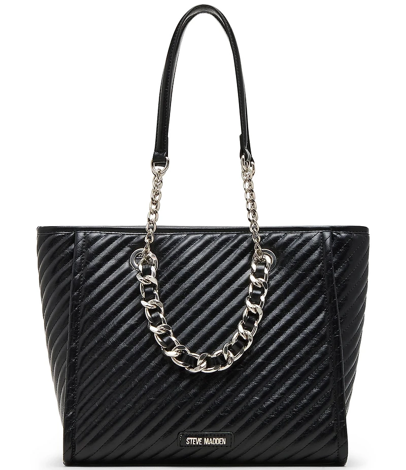 Steve Madden Katt Chain Tote Bag with Pouch