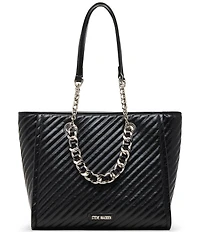 Steve Madden Katt Chain Tote Bag with Pouch