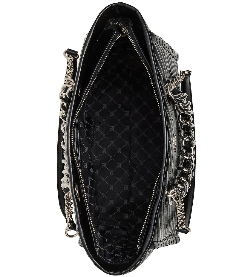 Steve Madden Katt Chain Tote Bag with Pouch
