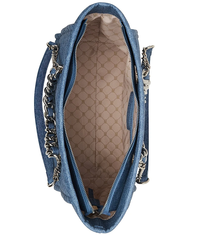 Steve Madden Katt Denim Tote Bag with Pouch
