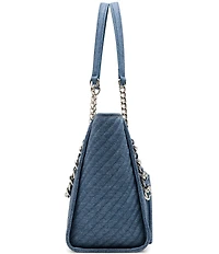 Steve Madden Katt Denim Tote Bag with Pouch
