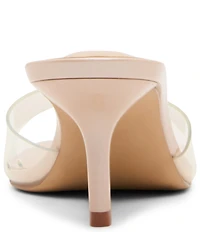 Steve Madden Kendrix Clear Vinyl Dress Slide Sandals