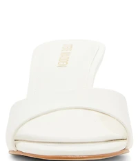 Steve Madden Kendrix Metallic Leather Dress Slide Sandals