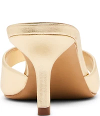 Steve Madden Kendrix Metallic Leather Dress Slide Sandals