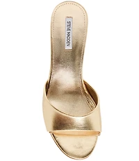 Steve Madden Kendrix Metallic Leather Dress Slide Sandals