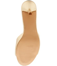 Steve Madden Kendrix Metallic Leather Dress Slide Sandals