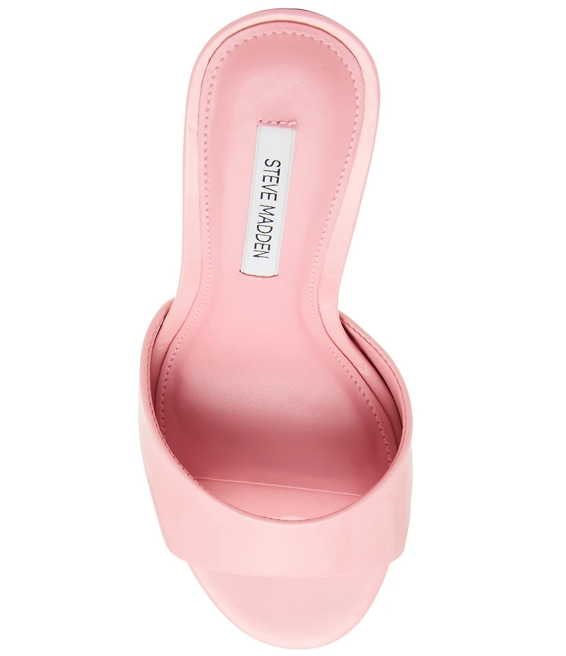 Steve Madden Kendrix Patent Dress Slide Sandals