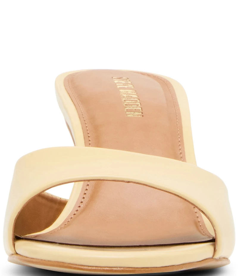 Steve Madden Kendrix Patent Leather Dress Slide Sandals