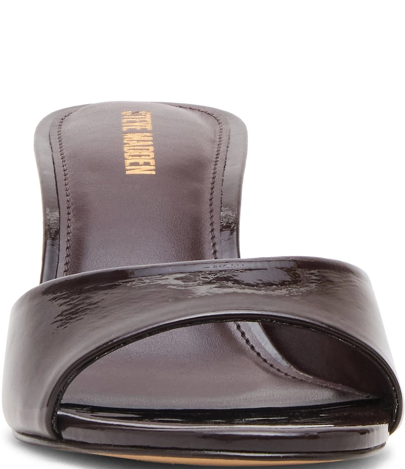 Steve Madden Kendrix Patent Leather Dress Slide Sandals