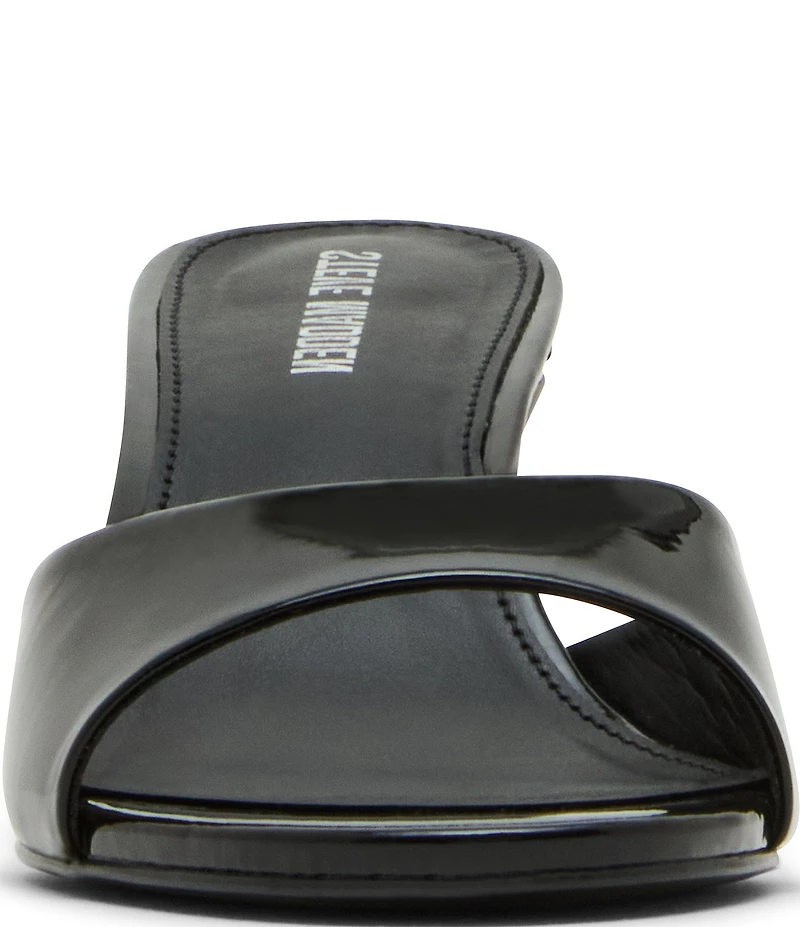 Steve Madden Kendrix Patent Leather Dress Slide Sandals