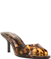 Steve Madden Kendrix Tortoise Print Dress Slide Sandals