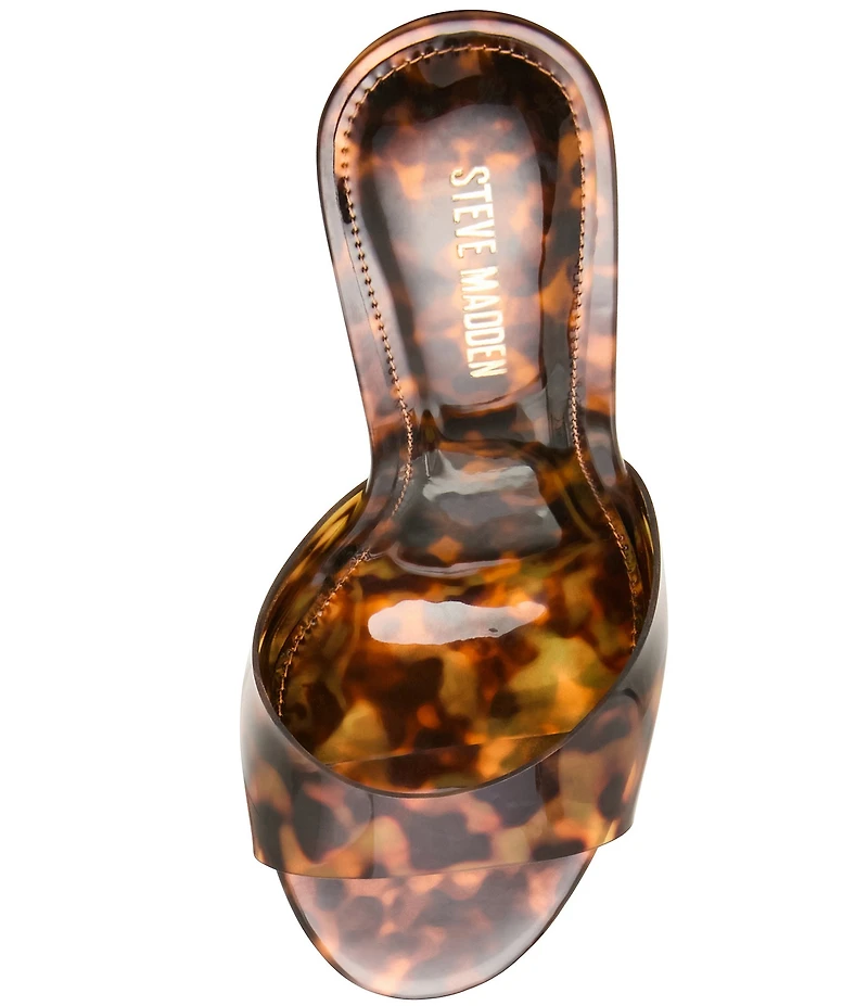 Steve Madden Kendrix Tortoise Print Dress Slide Sandals