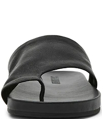 Steve Madden Kessey Leather Thong Toe Strap Studded Sandals