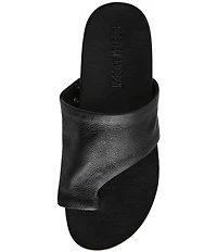 Steve Madden Kessey Leather Thong Toe Strap Studded Sandals