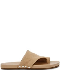 Steve Madden Kessey Suede Thong Toe Strap Studded Sandals