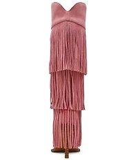 Steve Madden Kinzee Fringe Suede Stiletto Tall Western Boots