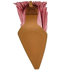 Steve Madden Kinzee Fringe Suede Stiletto Tall Western Boots