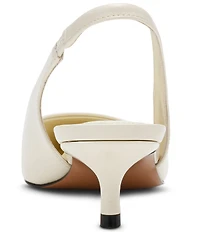 Steve Madden Kittie Patent Kitten Heel Slingback Dress Pumps